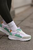 Solazer Kadın Fileli Sneaker Ortopedik Taban Günlük Spor Ayakkabı