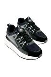 Solazer Kadın Bej Gri Ortopedik Confort Taban fileli Sneaker Günlük Spor Ayakkabı 029