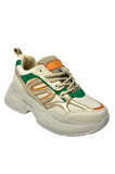 Kadın Ortopedik Taban File Detaylı Sneaker 040