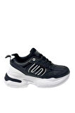 Kadın Ortopedik Taban File Detaylı Sneaker 040