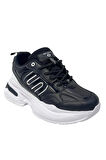 Kadın Ortopedik Taban File Detaylı Sneaker 040