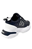 Kadın Ortopedik Taban File Detaylı Sneaker 040