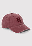 M Logo Baskılı Bordo Şapka 0911156-34965