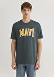 Mavi Logo Baskılı Yeşil Tişört 0611711-71598