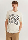 Mavi Fearless Erkek T-Shirt M0612475-70055 Açık Bej