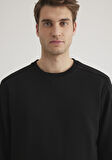 Bisiklet Yaka Siyah Sweatshirt 0S10329-900