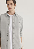 Roy Lux Black Buz Grisi Jean Gömlek 0210496-89295