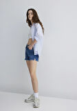 Heidi 90lar İndigo Mavisi Jean Şort 1410057-88757