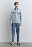 Ray Classic Denim Buz Mavi Jean Ceket 0110273-89303