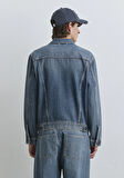 Ray Classic Denim Vintage İndigo Mavisi Jean Ceket 0110273-89412