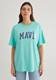 Mavi Logo Baskılı Yeşil Tişört 1600843-71750