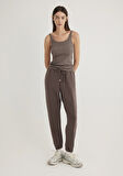 Lux Touch TENCEL TM Kahverengi Modal Eşofman Altı 1600453-87537