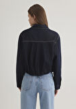Indigo Crop Ceket 1110677-85481