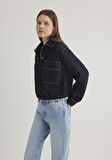 Indigo Crop Ceket 1110677-85481