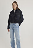 Indigo Crop Ceket 1110677-85481