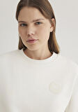 Bisiklet Yaka Ekru Sweatshirt 1S10296-70057