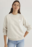 Bisikket Yaka Gri Sweatshirt 1S10296-85438