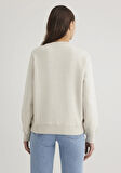 Bisikket Yaka Gri Sweatshirt 1S10296-85438