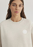 Bisikket Yaka Gri Sweatshirt 1S10296-85438