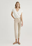 Lux Touch TENCEL TM Ekru Modal Tişört 1612943-70057