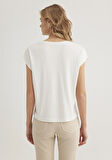 Lux Touch TENCEL TM Ekru Modal Tişört 1612943-70057