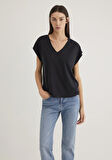 Lux Touch TENCEL TM Siyah Modal Tişört 1612943-900