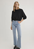 Bisiklet Yaka Siyah Sweatshirt 1S10307-900