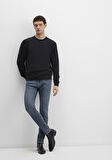 James Mavi Black Puslu Koyu Mavi Jean Pantolon 0042489342