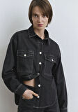 Bekka Classic Denim Gri Jean Gömlek 1211000-89238