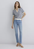 Kendra Gold Luxury Vintage Açık Mavi Jean Pantolon 1074689170