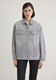 Luna 90lar Açık Gri Jean Ceket 1110177-89166
