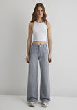Malibu Kolej Açık Gri Jean Pantolon 1010152-89199