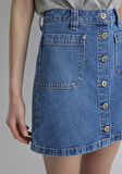 Silvana Gold Premium Indigo Mavisi Jean Etek 1310404-89219