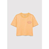 CHASE YOUR DREAMS BASKILI CROP TİŞÖRT