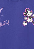 Mickey Mouse Baskılı Mor Tişört 7610297-70908
