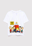Peanuts Baskılı Beyaz Tişört 7610295-620