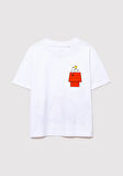 Peanuts Baskılı Beyaz Tişört 7610295-620