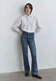 Tilda Iconic Vintage Koyu Mavi Jean Pantolon 1012588-89597