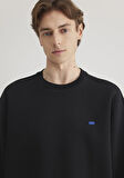 Bisiklet Yaka Siyah Sweatshirt 0S10348-900