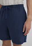 Lacivert Keten Şort  0410103-82183