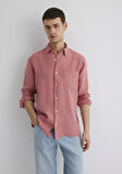 Pembe Keten Gömlek 0211472-71104