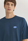 Mavi Logo Baskılı Mavi Tişört 0612550-70764