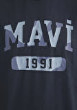 Mavi 1991 Baskılı Lacivert Tişört 0612573-70490