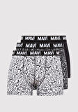 3lü Baskılı Siyah Boxer 0911872-900