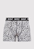 3lü Baskılı Siyah Boxer 0911872-900
