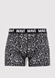 3lü Baskılı Siyah Boxer 0911872-900