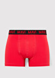 3lü Baskılı Siyah Boxer 0911873-900