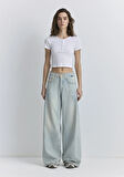 Miami Iconic Puslu Açık Mavi Jean Pantolon 1010727-89942