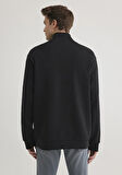 Yarı Fermuarlı Siyah Sweatshirt 0S10331-900