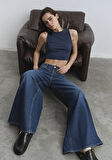 Mimi Iconic Koyu Mavi Jean Pantolon 1012615-90363